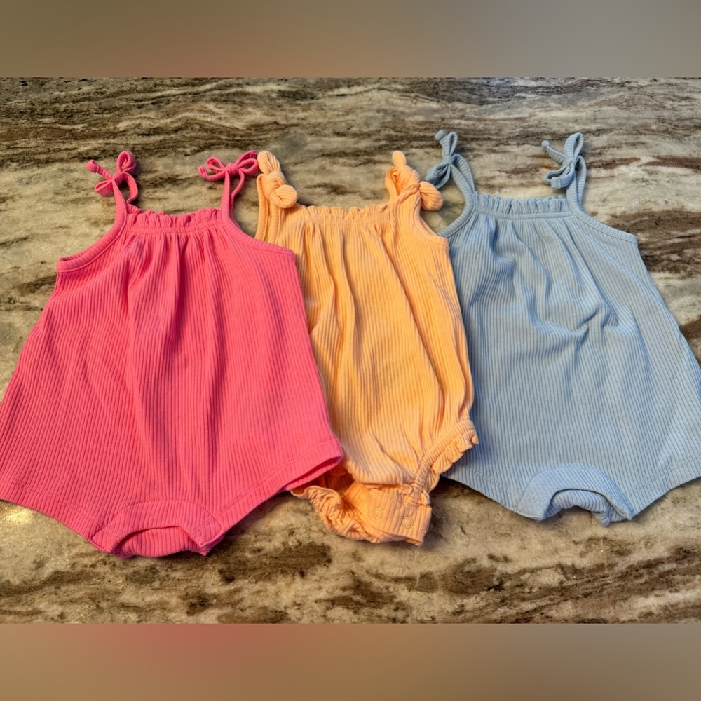 Old Navy rompers x3